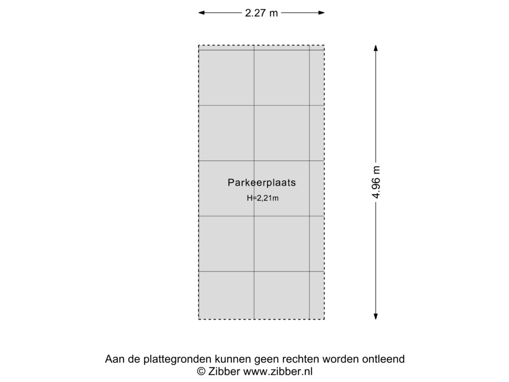 View floorplan of Carport of Emmaplein 67