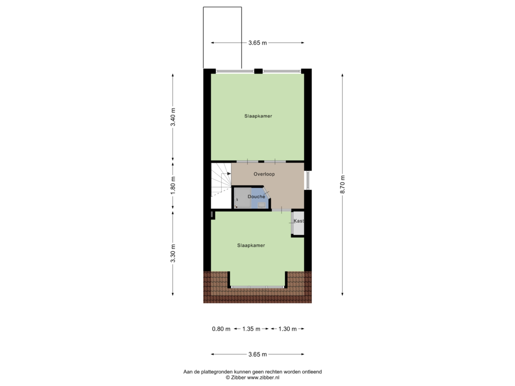 Bekijk plattegrond van Eerste verdieping van Lagestraat 30