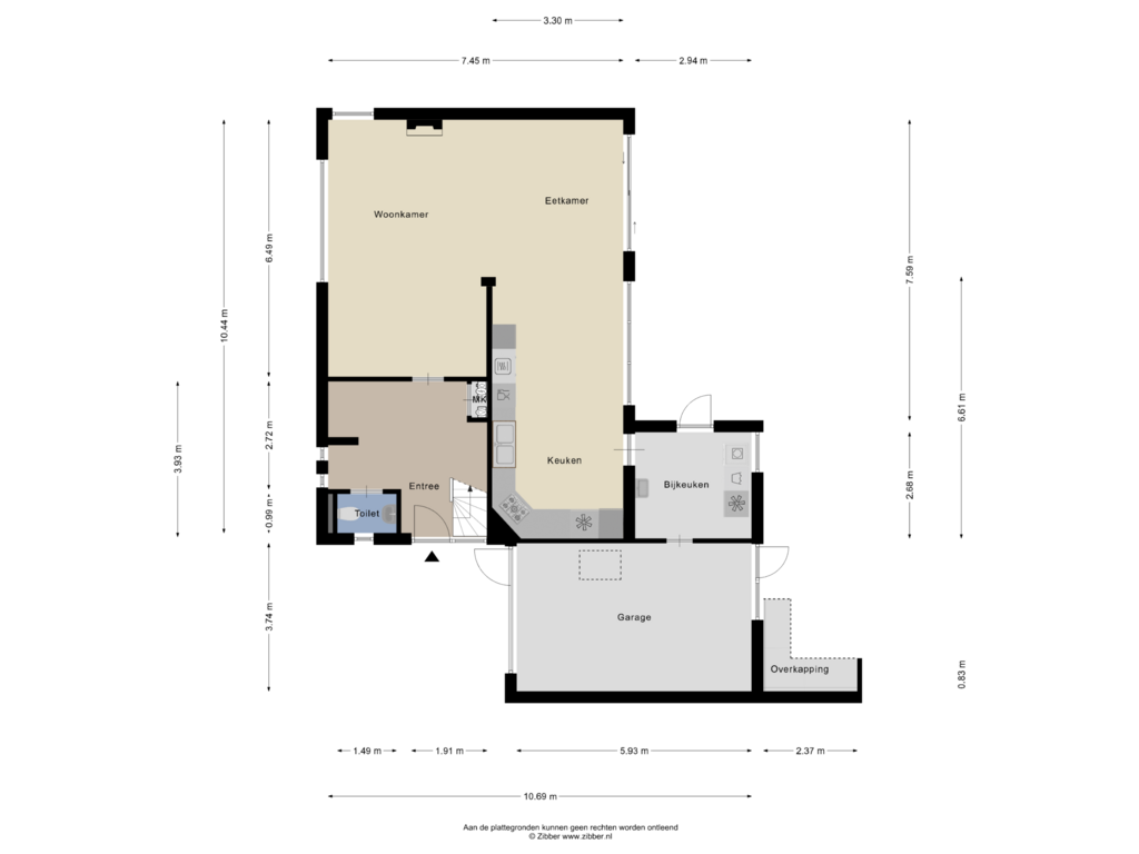 View floorplan of Begane grond of Dravik 1