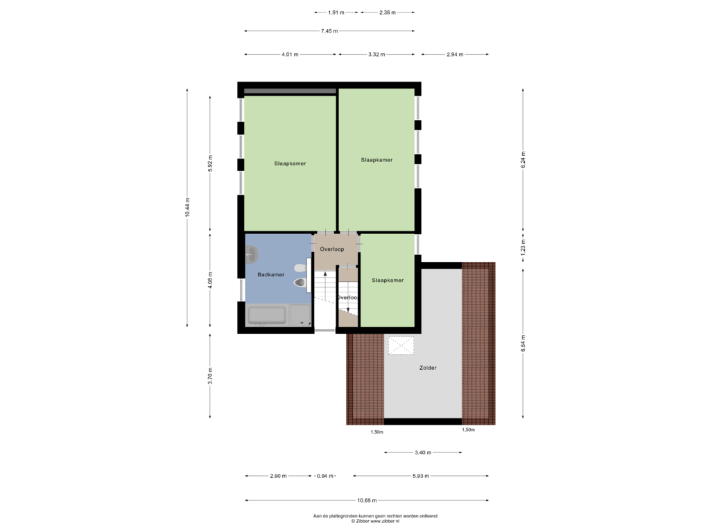 View floorplan of Eerste Verdieping of Dravik 1