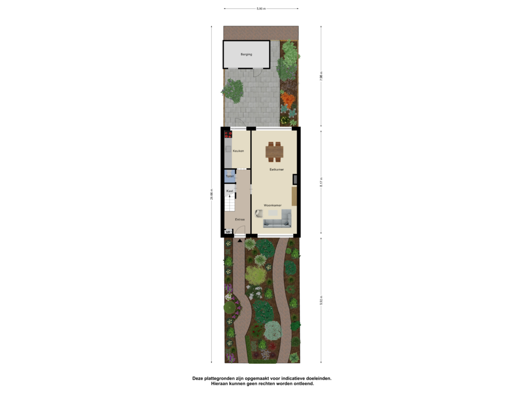 View floorplan of Begane Grond_Tuin of Schildmanstraat 82