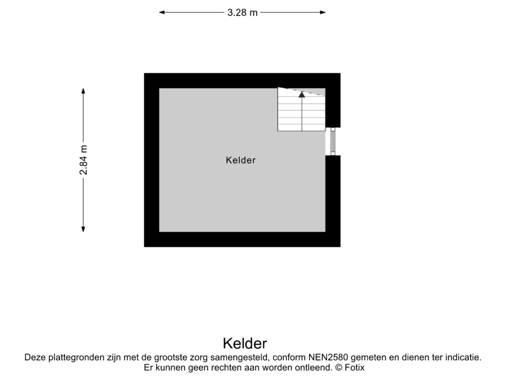 Bekijk plattegrond van Kelder van Utrechtseweg 89