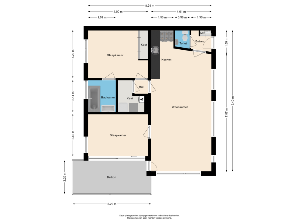 Bekijk plattegrond van Eerste verdieping van De Hoop 4-C