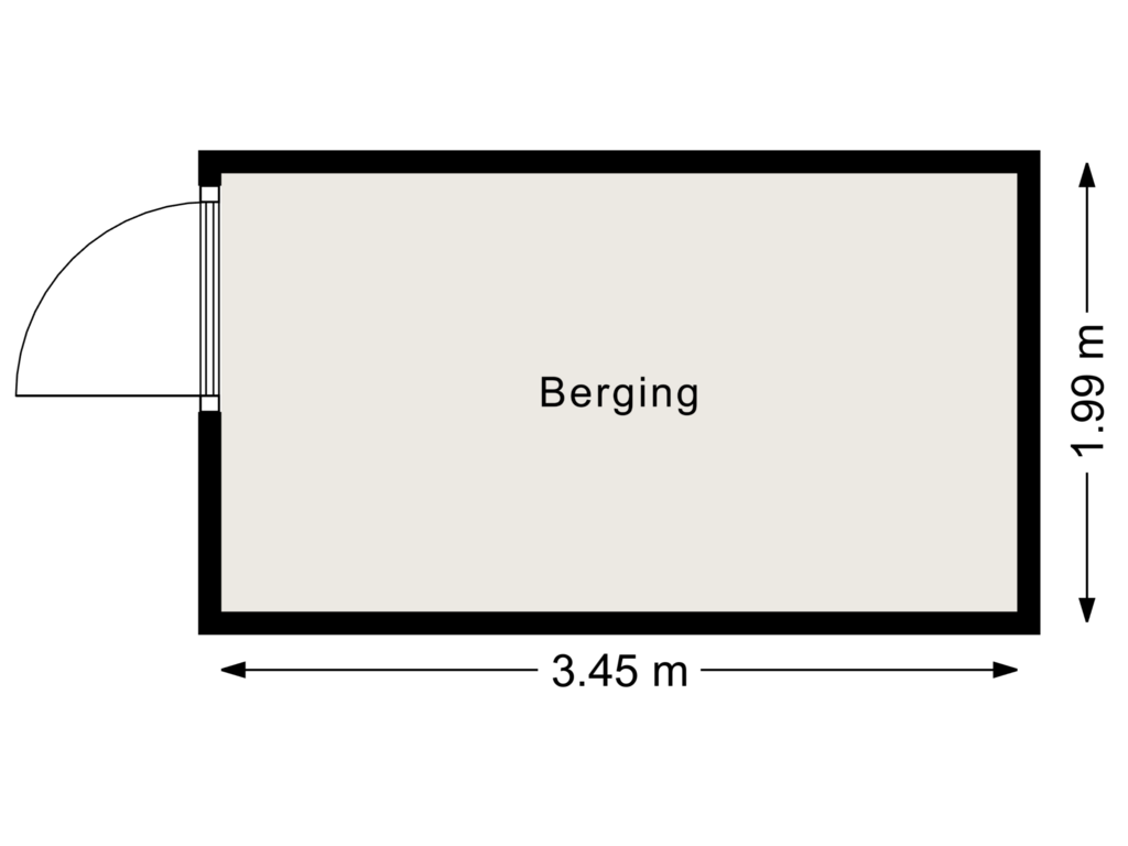 Bekijk plattegrond van Berging van De Hoop 4-C