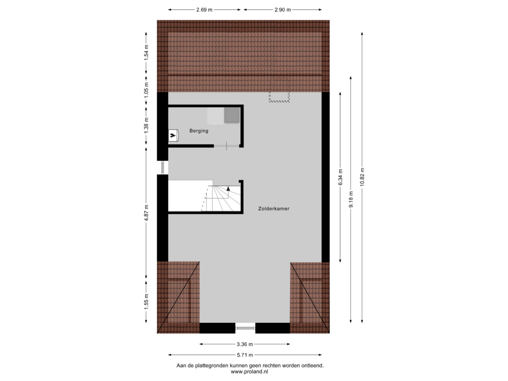 Bekijk plattegrond van 2e Verdieping van Bergakker 25