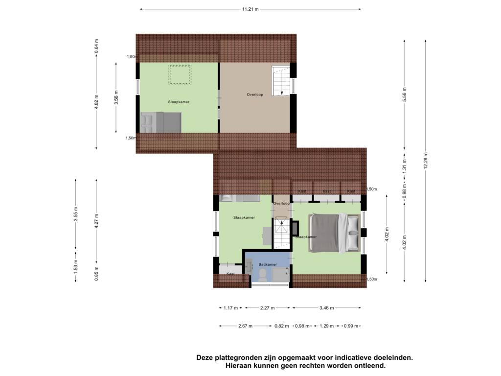 View floorplan of Eerste Verdieping of Exloërkijl-Zuid 17-B