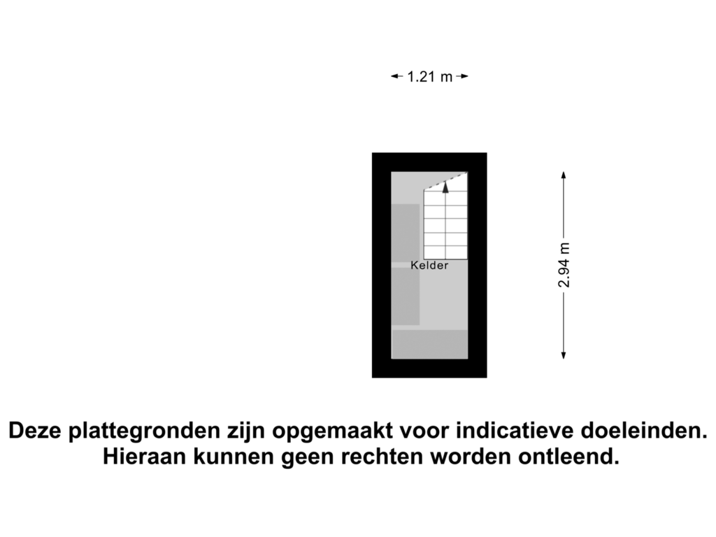 View floorplan of Kelder of Exloërkijl-Zuid 17-B