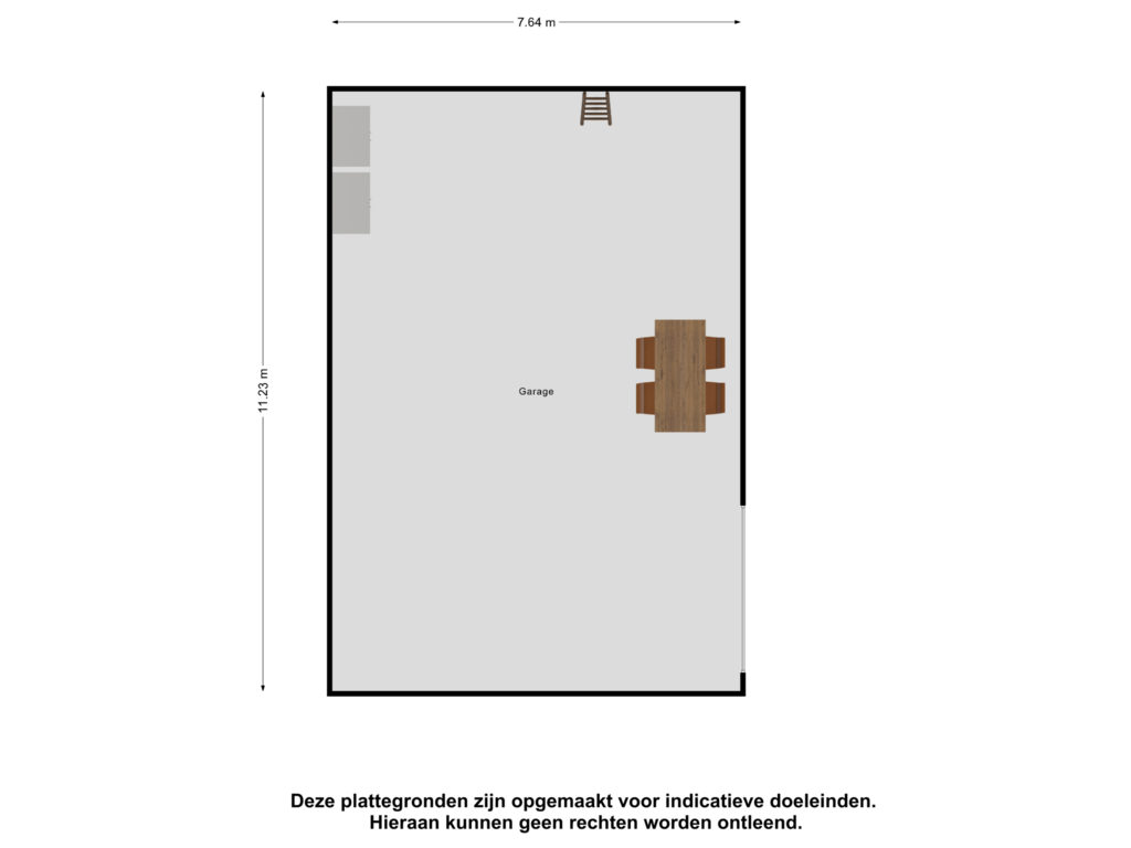 View floorplan of Garage of Exloërkijl-Zuid 17-B