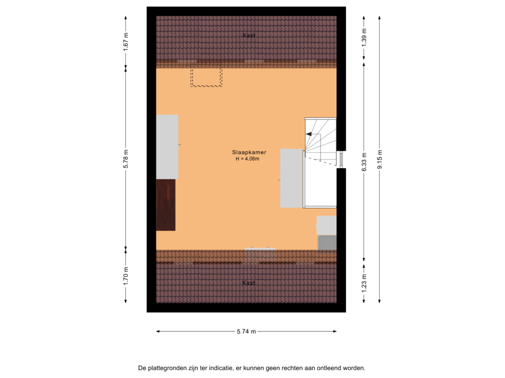 Bekijk plattegrond van Tweede verdieping van Peellandhof 14