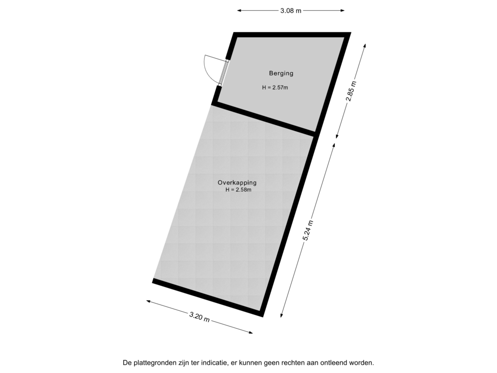 Bekijk plattegrond van Berging van Peellandhof 14