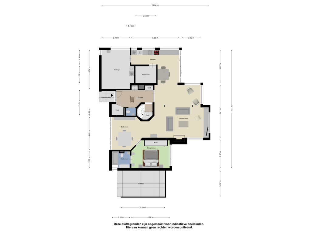 Bekijk plattegrond van Begane Grond van Kosmoslaan 25