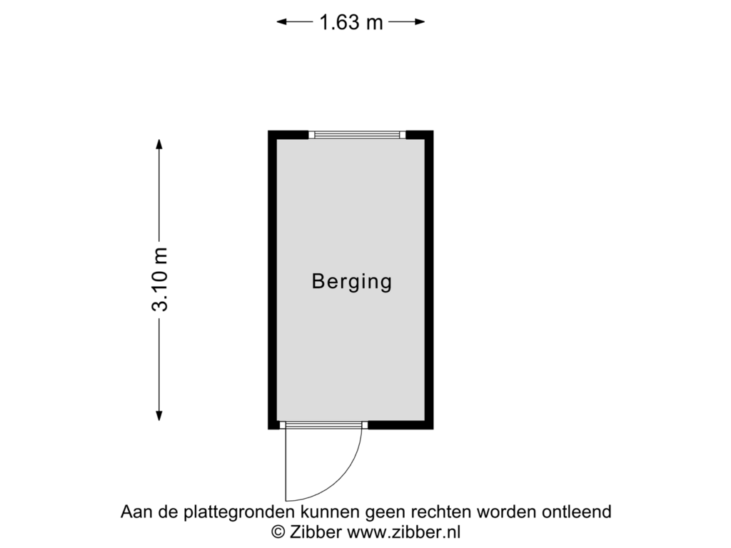 Bekijk plattegrond van Berging van Dingostraat 24