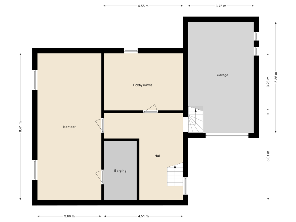 View floorplan of Souterrain of Weverstraat 10