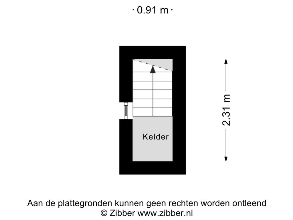 Bekijk plattegrond van Kelder van Beatrixlaan 6