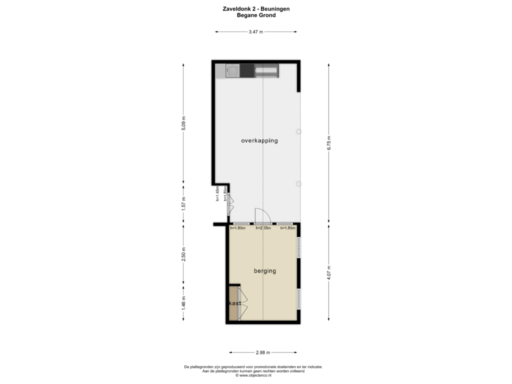 Bekijk plattegrond van BERGING van Zaveldonk 2