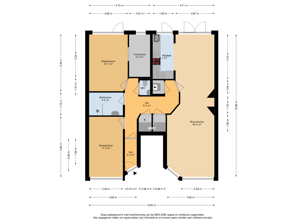 Bekijk plattegrond van Begane Grond van Hoekwaterstraat 50