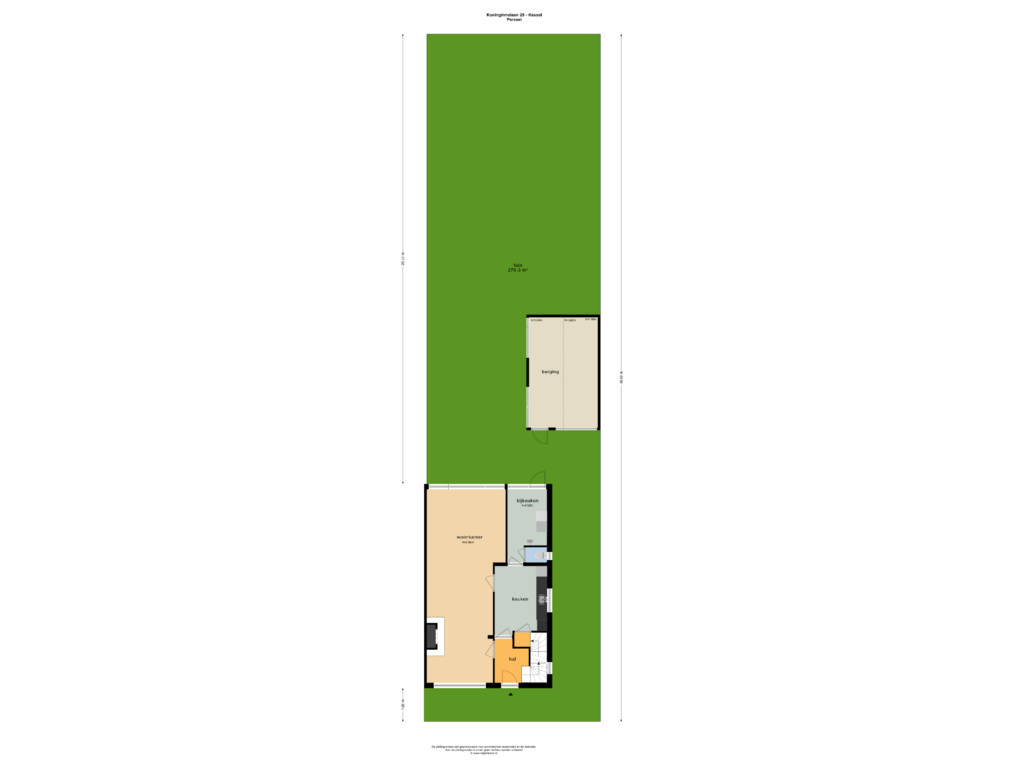 Bekijk plattegrond van PERCEEL van Koninginnelaan 29