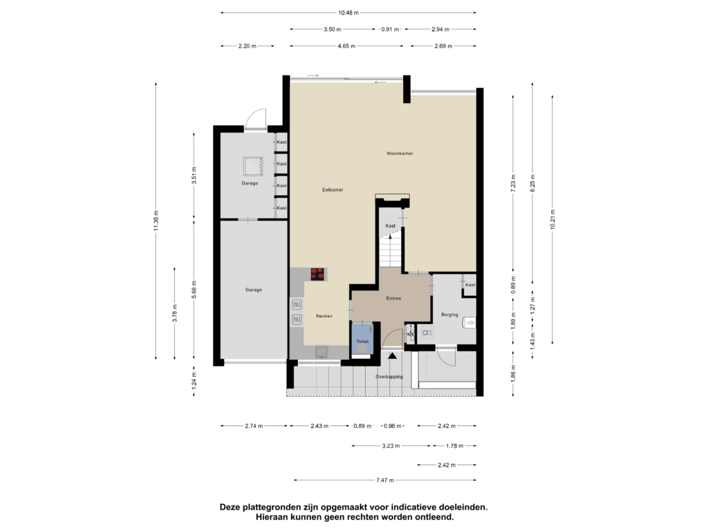 Bekijk plattegrond van Begane Grond van Fluitekruidzoom 26