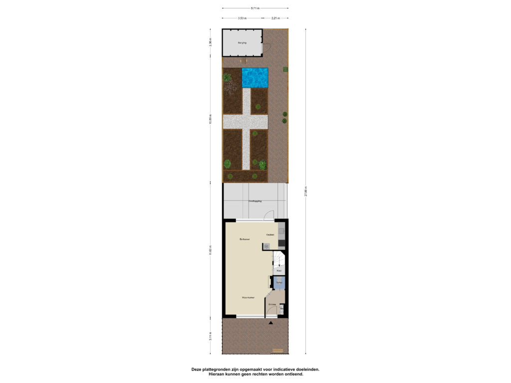 View floorplan of Begane Grond_Tuin of Muggenbergstraat 9