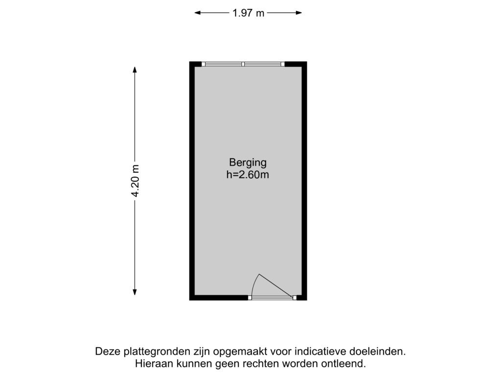 Bekijk plattegrond van Berging van Driebergenstraat 112