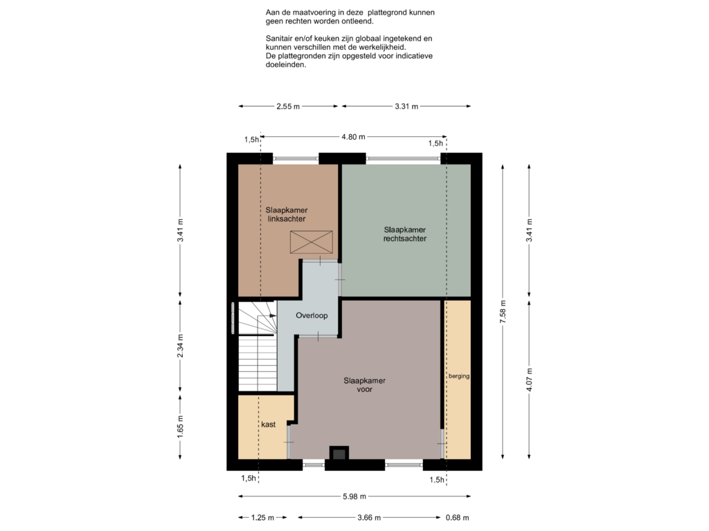 Bekijk plattegrond van 1e verdieping van Binnenweg 47