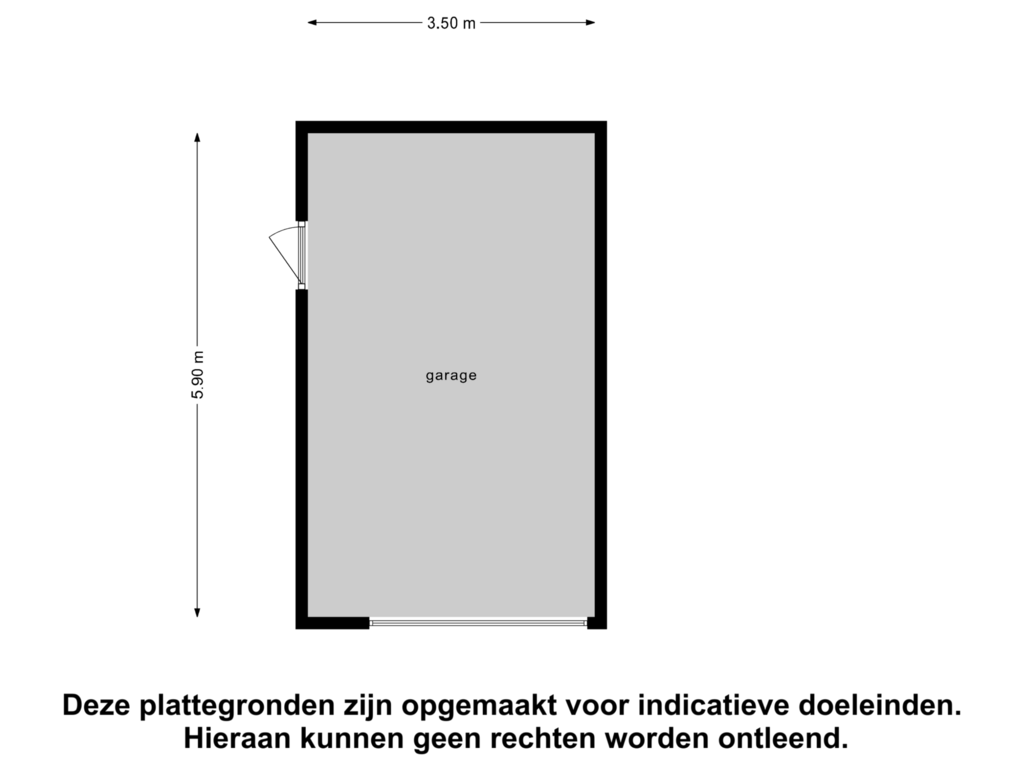 View floorplan of Garage of Loevestein 7-A