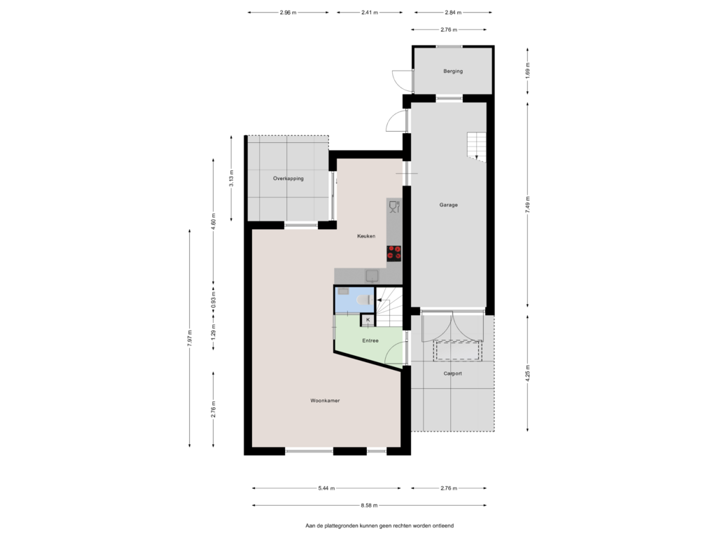 Bekijk plattegrond van Begane grond van Wolfsklauw 2