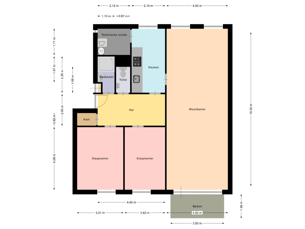 Bekijk plattegrond van First floor van Riemdonk 1-D