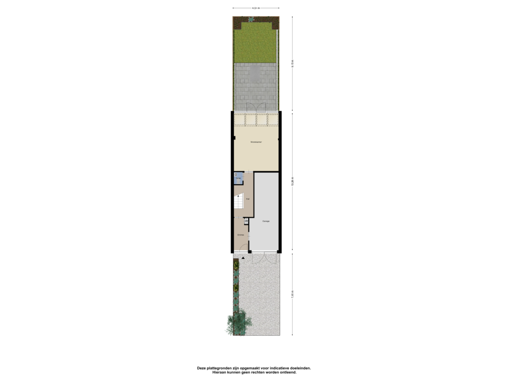 View floorplan of Begane Grond Tuin of Akkerdistel 9