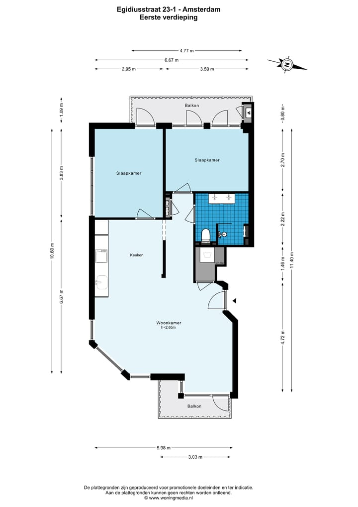 Foto 35 van Egidiusstraat 23-1