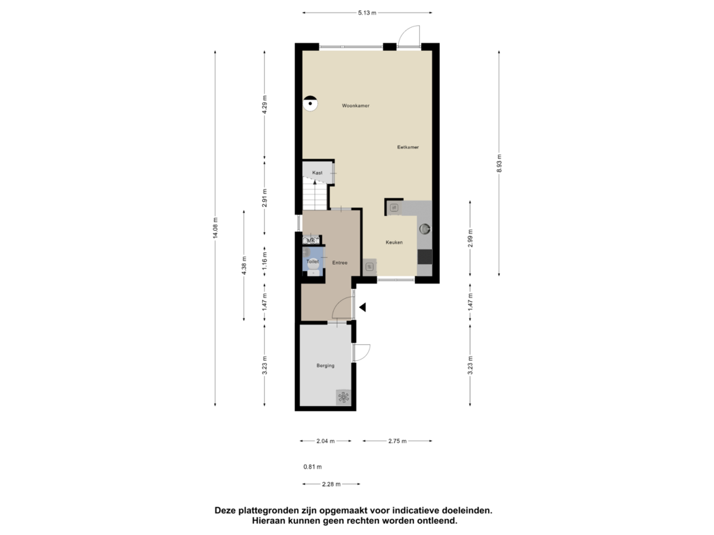 Bekijk plattegrond van Begane Grond van Tirolstraat 102