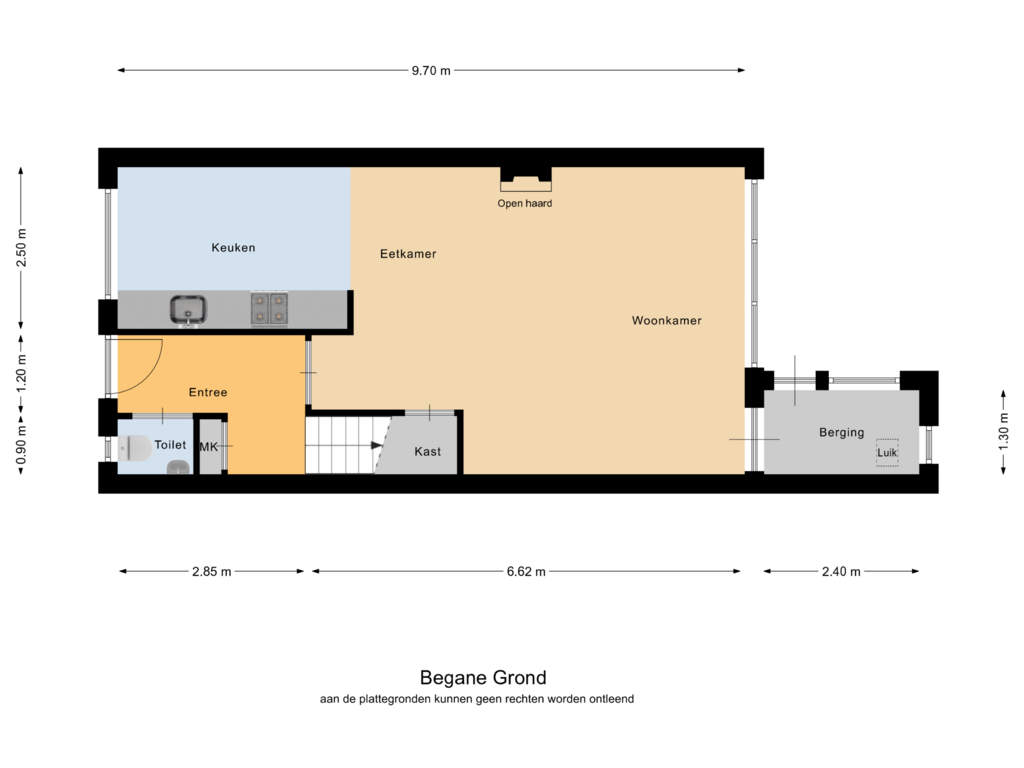 Bekijk plattegrond van Begane Grond van Elzenlaan 17