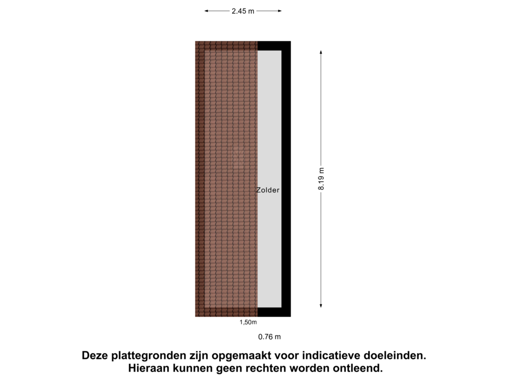 Bekijk plattegrond van Zolder van Grevelingen 12