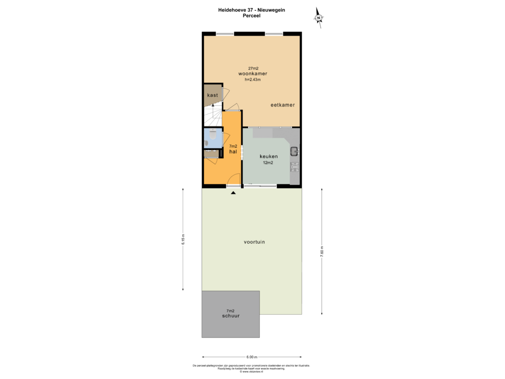 Bekijk plattegrond van Perceel van Heidehoeve 37