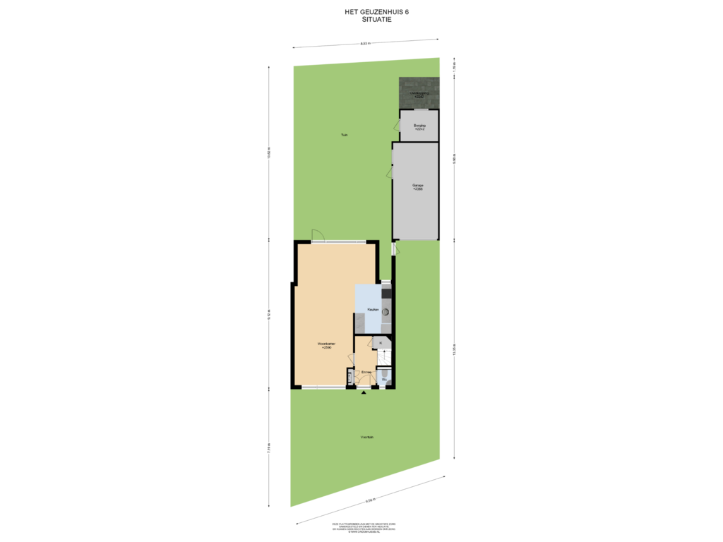 View floorplan of Situatie of Het Geuzenhuis 6