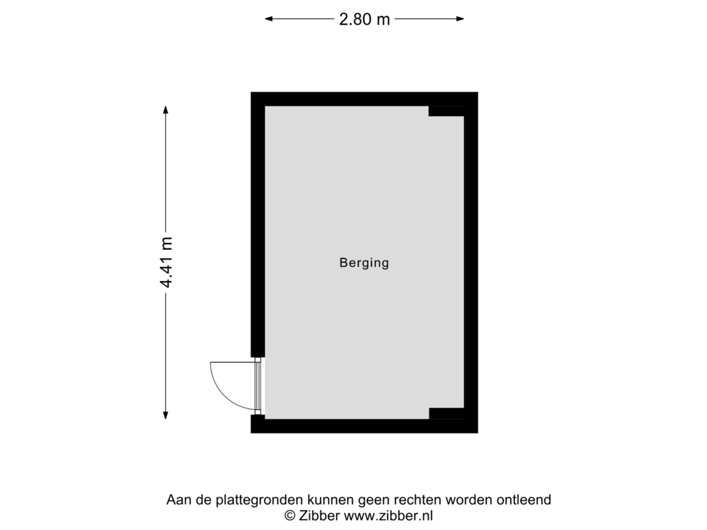 Bekijk plattegrond van Berging van Zonnelaan 239