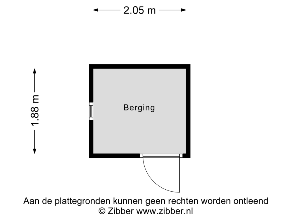 Bekijk plattegrond van Berging van Muiderslotpad 102