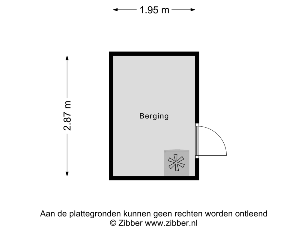 View floorplan of Berging of Reigerskamp 72-A