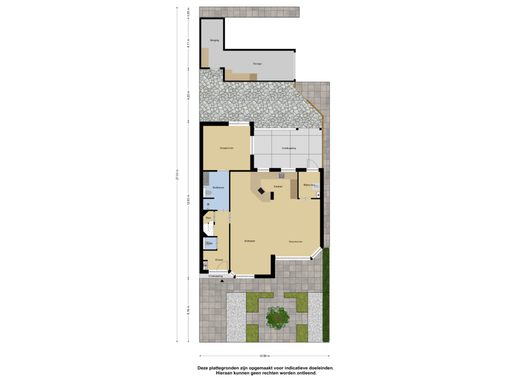 Bekijk plattegrond van Begane Grond Tuin van Edendreef 45