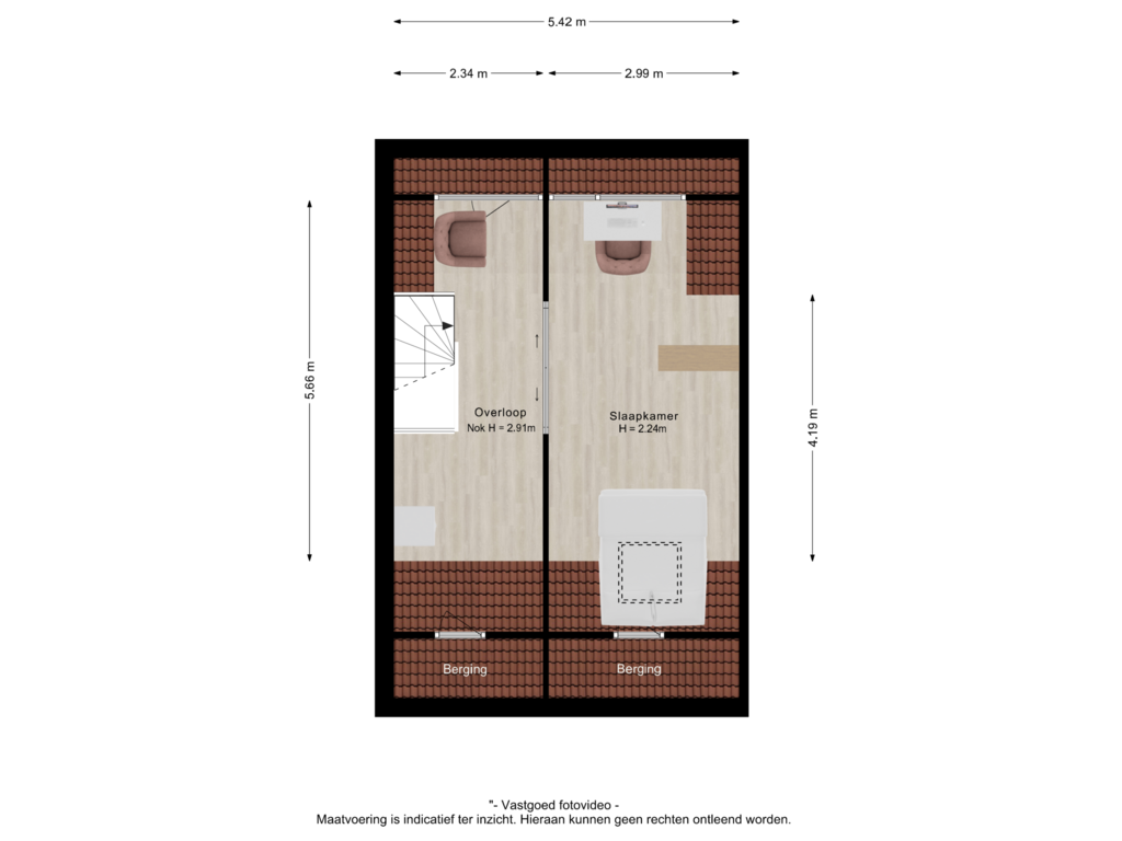 Bekijk plattegrond van 2e verdieping van Teisterbantstraat 6