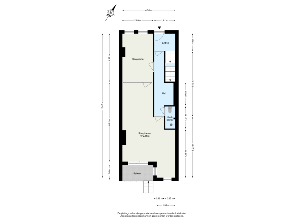 Bekijk plattegrond van Begane Grond van Schieveenstraat 44