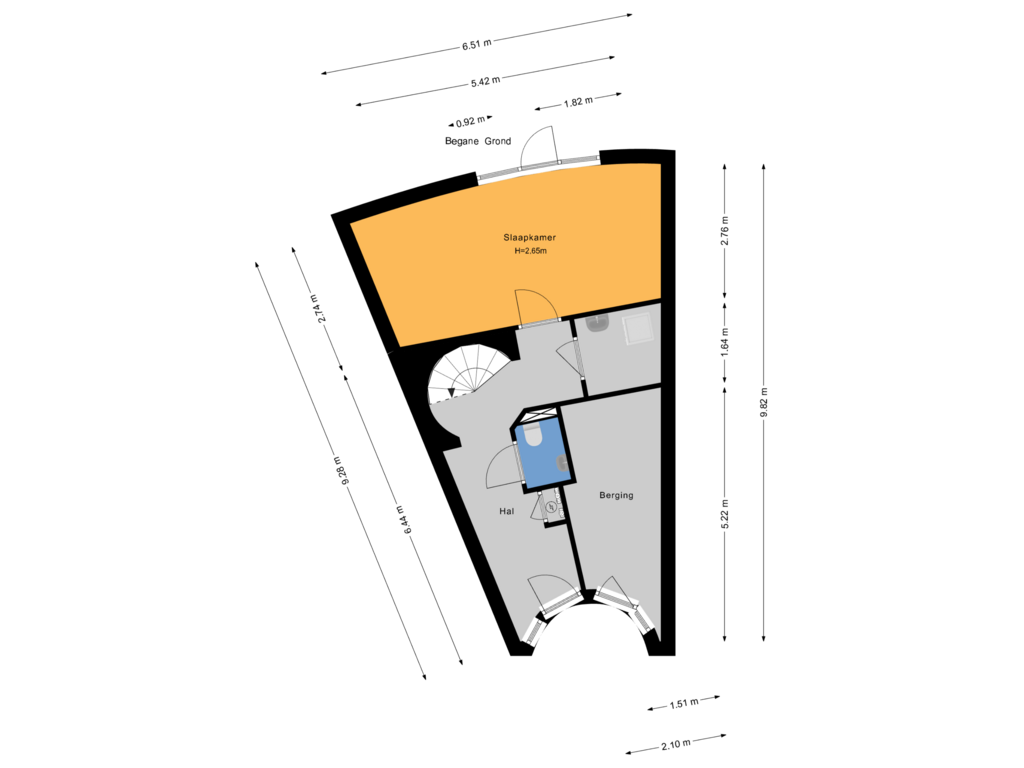 View floorplan of Begane  Grond of Bocht van Guinea 11