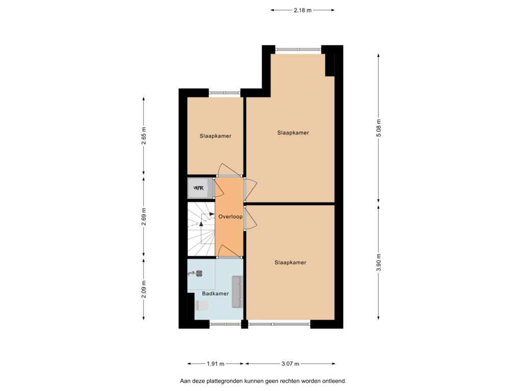 Bekijk plattegrond van Eerste verdieping van Torenkamp 25