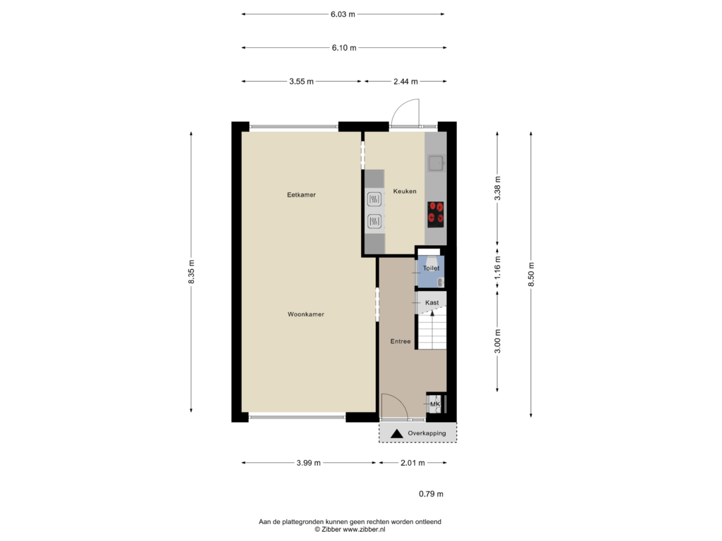 Bekijk plattegrond van Begane Grond van Hitteschild 20