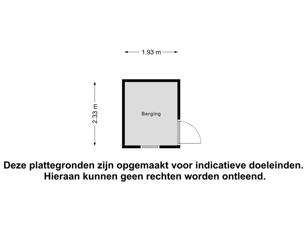 Bekijk plattegrond van Berging van Tonny van Leeuwenlaan 21