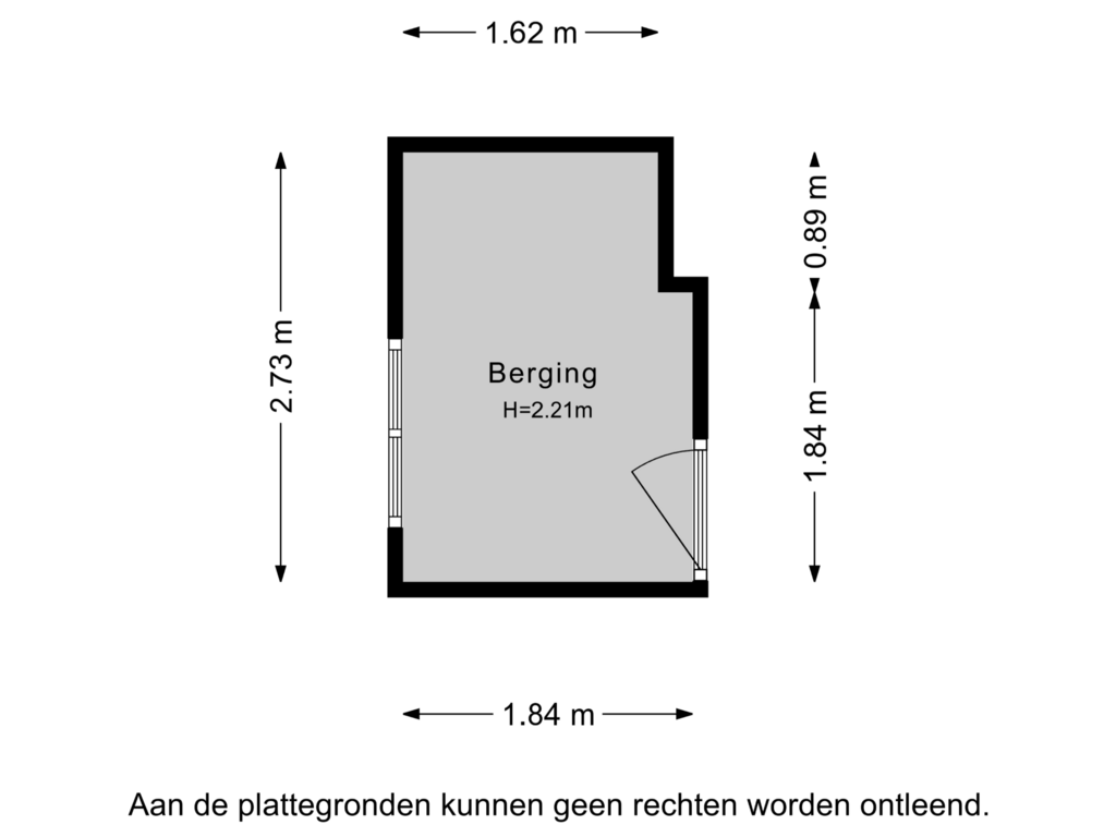 Bekijk plattegrond van Berging van Elviraland 16