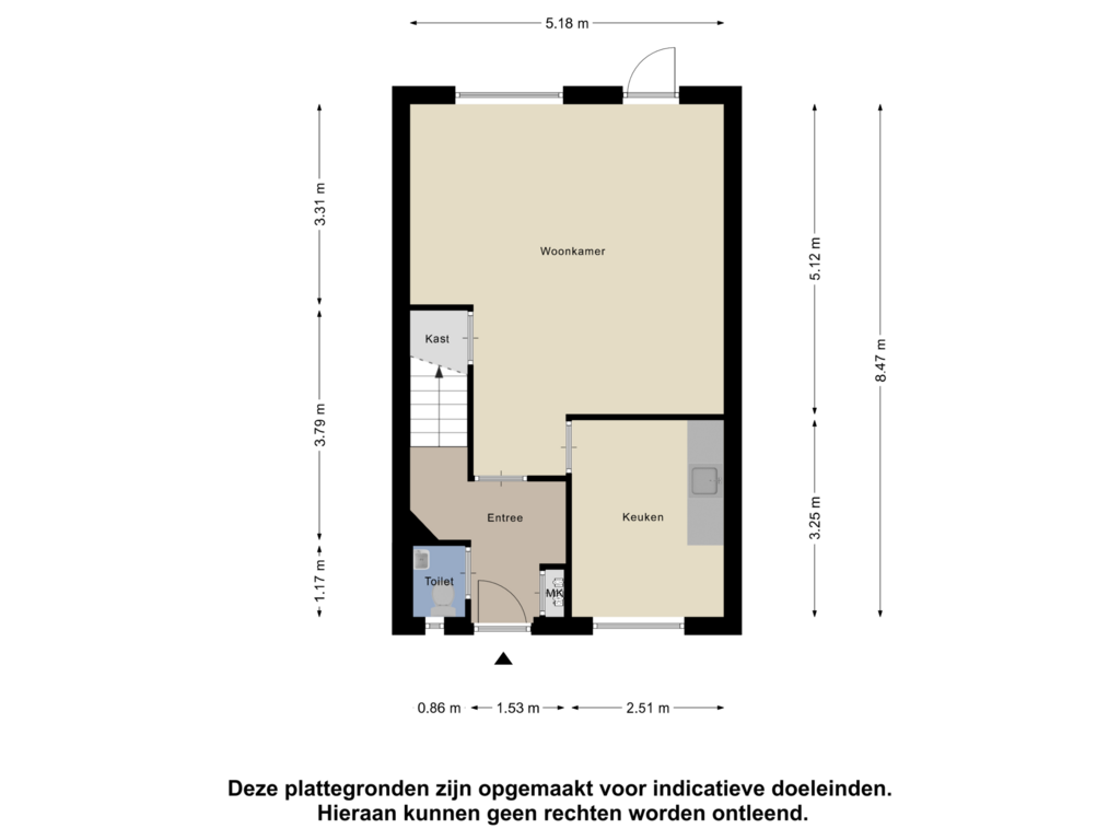 Bekijk plattegrond van Begane Grond van Rietgors 42