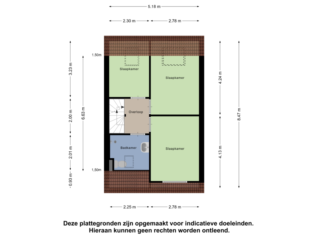 Bekijk plattegrond van Eerste Verdieping van Rietgors 42