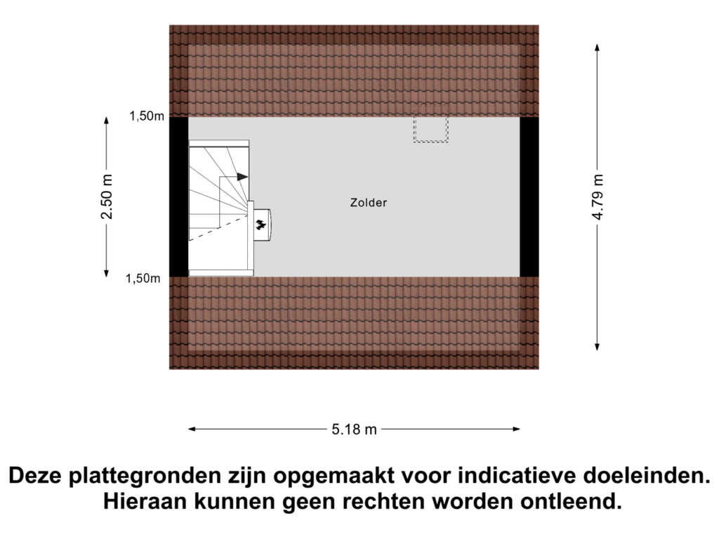 Bekijk plattegrond van Zolder van Rietgors 42