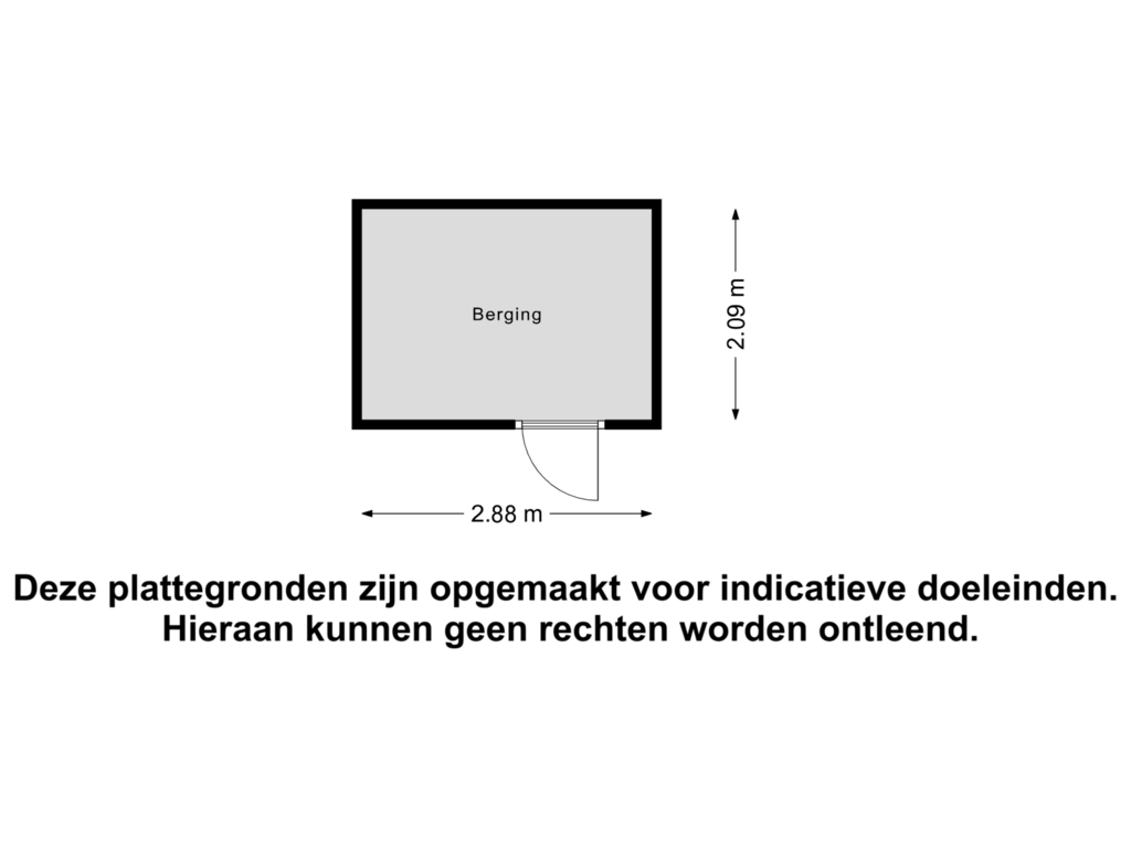 Bekijk plattegrond van Berging van Rietgors 42